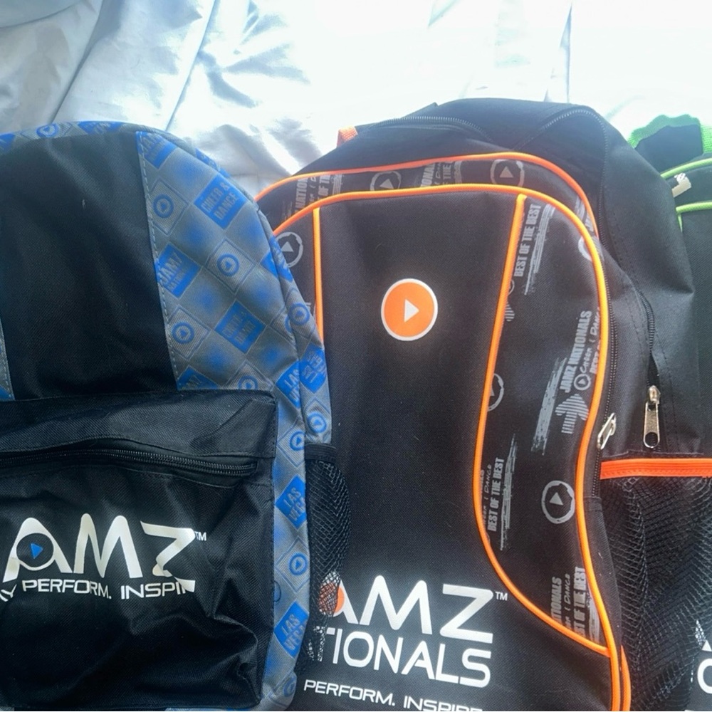 3 NEW JAMZ cheer backpacks. 3 diff colors.